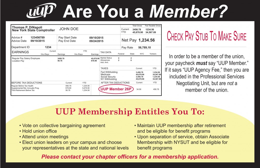 Are you a member of UUP?